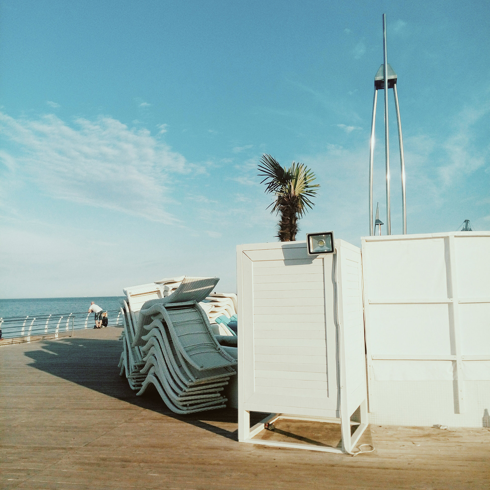 Odessa Sea on the first day of the new year Odessa Sea on the first day of the new year